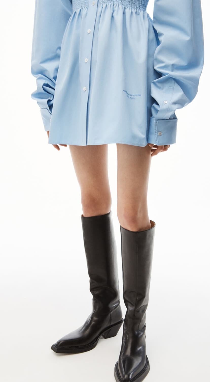 스모크 포플린 셔츠 상품이미지2