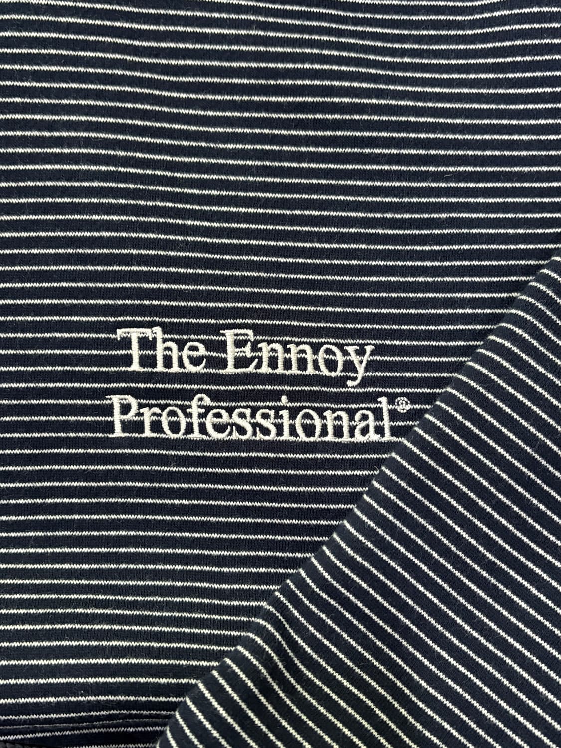 Ennoy 엔노이 스트라이프 보더 후드 25AW 상품이미지2