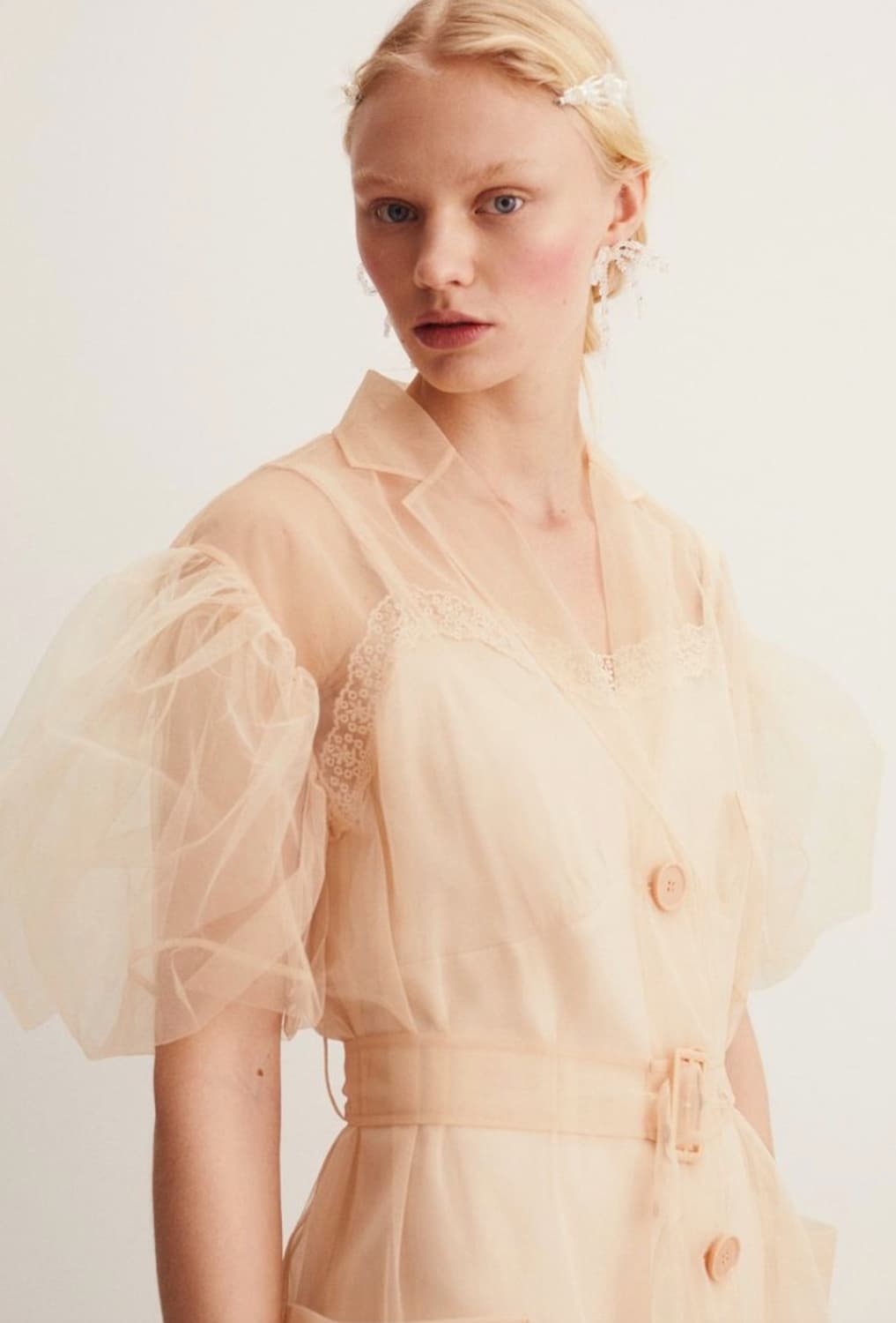 시몬로샤 h&m 콜라보 튤 자켓 새상품 상품이미지2