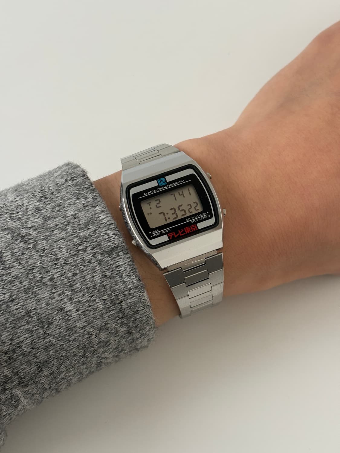 1990s Silver Square Digital Quartz 상품이미지9