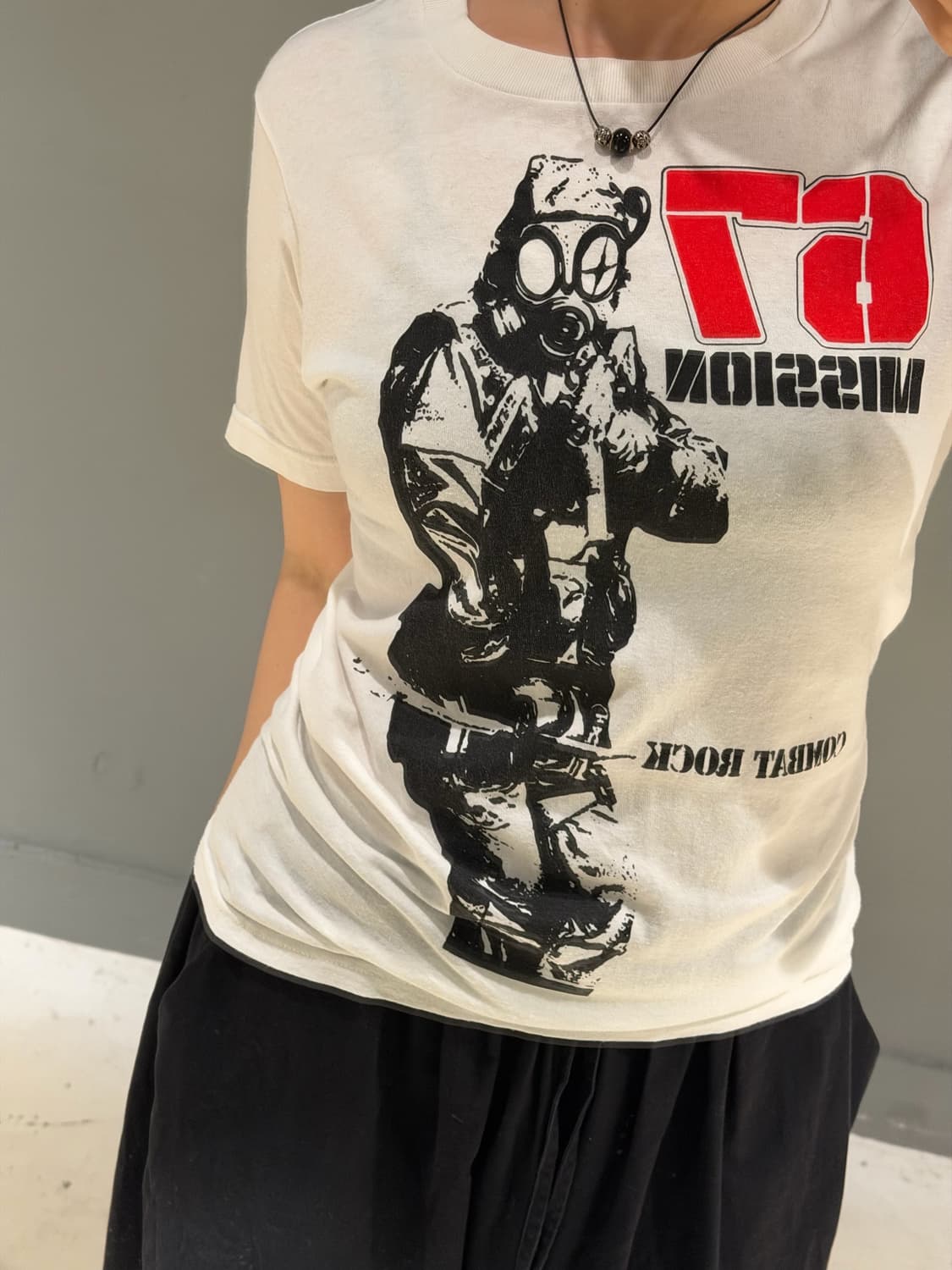gas mask man printing top 상품이미지4