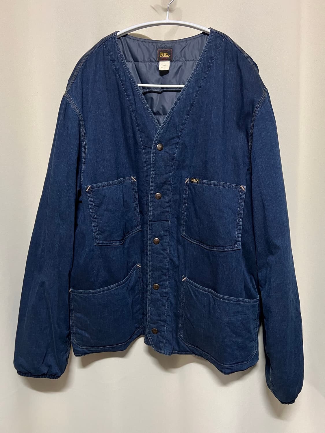 RRL 더블알엘 인디고 트윌 라이너 자켓 L 상품이미지2