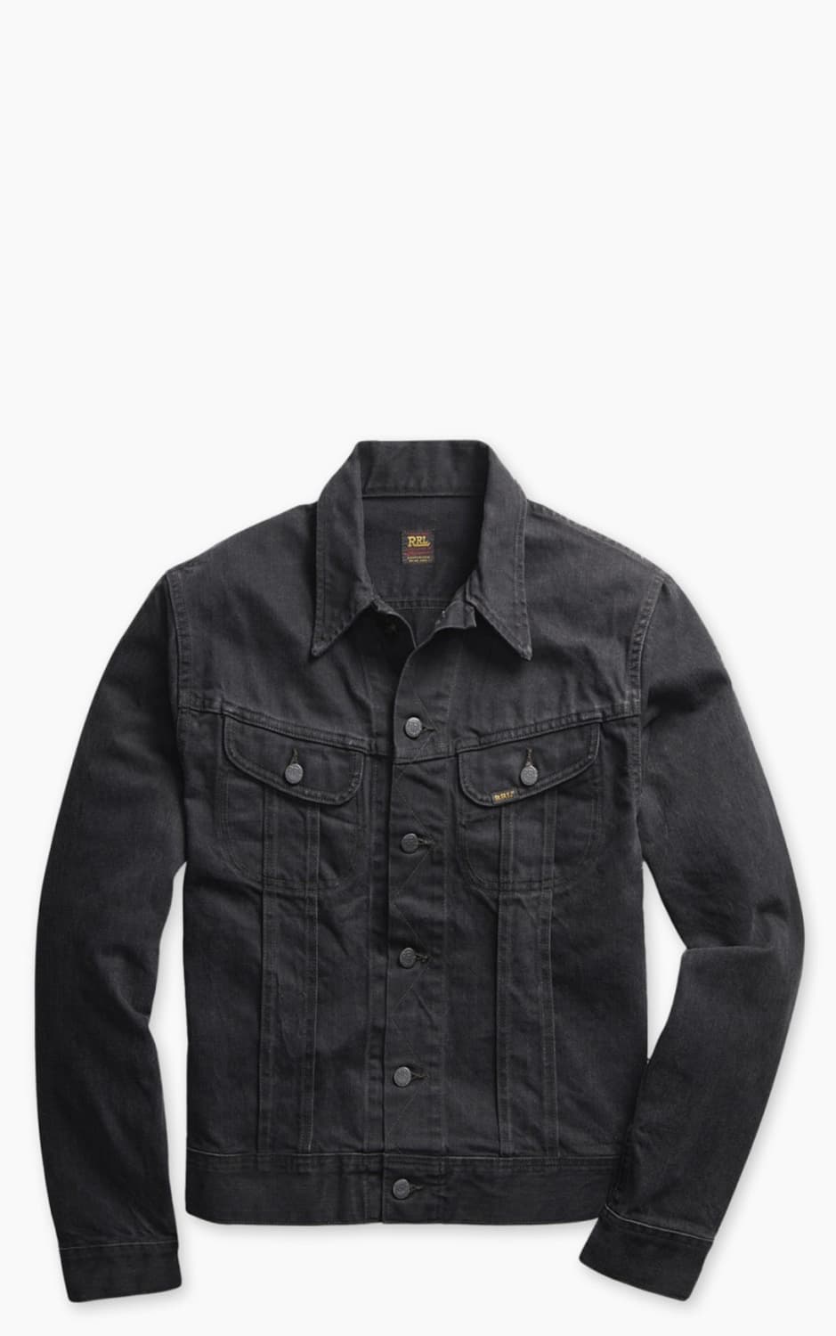 RRL 리랜드 Lot271 데님 트러커자켓 블랙 XXL 상품이미지1