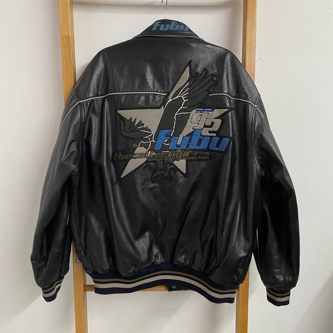 L fubu 레더 스타디움자켓 상품이미지3