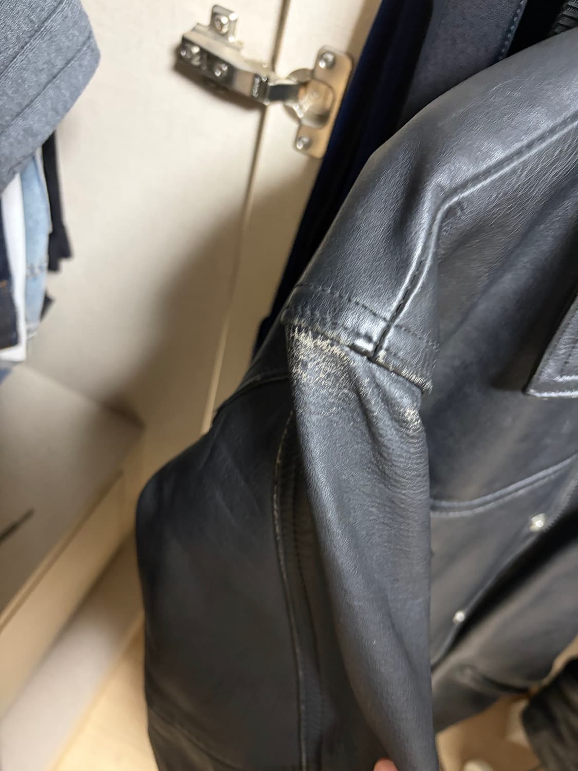 Randy Rios 빈티지 웨스턴 레더 카코트 상품이미지3