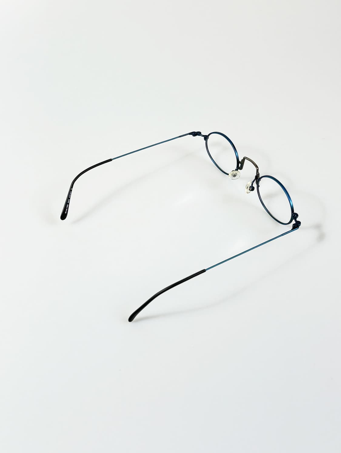 90s VISTAN 투톤 슬림 오벌 와이어 빈티지 안경 상품이미지4