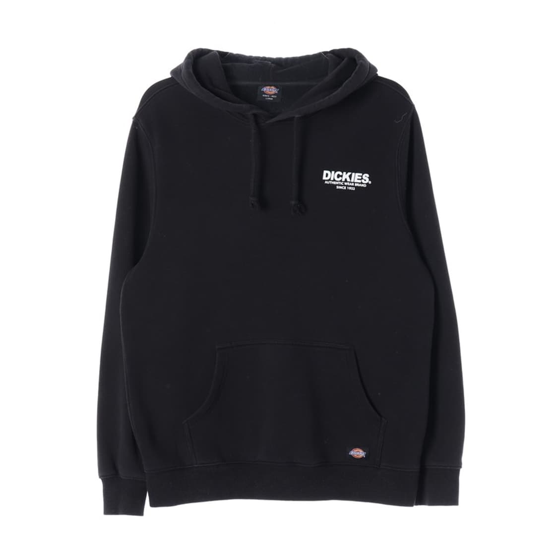 디키즈 어센틱 레터링 로고 블랙 후드티 L 상품이미지1