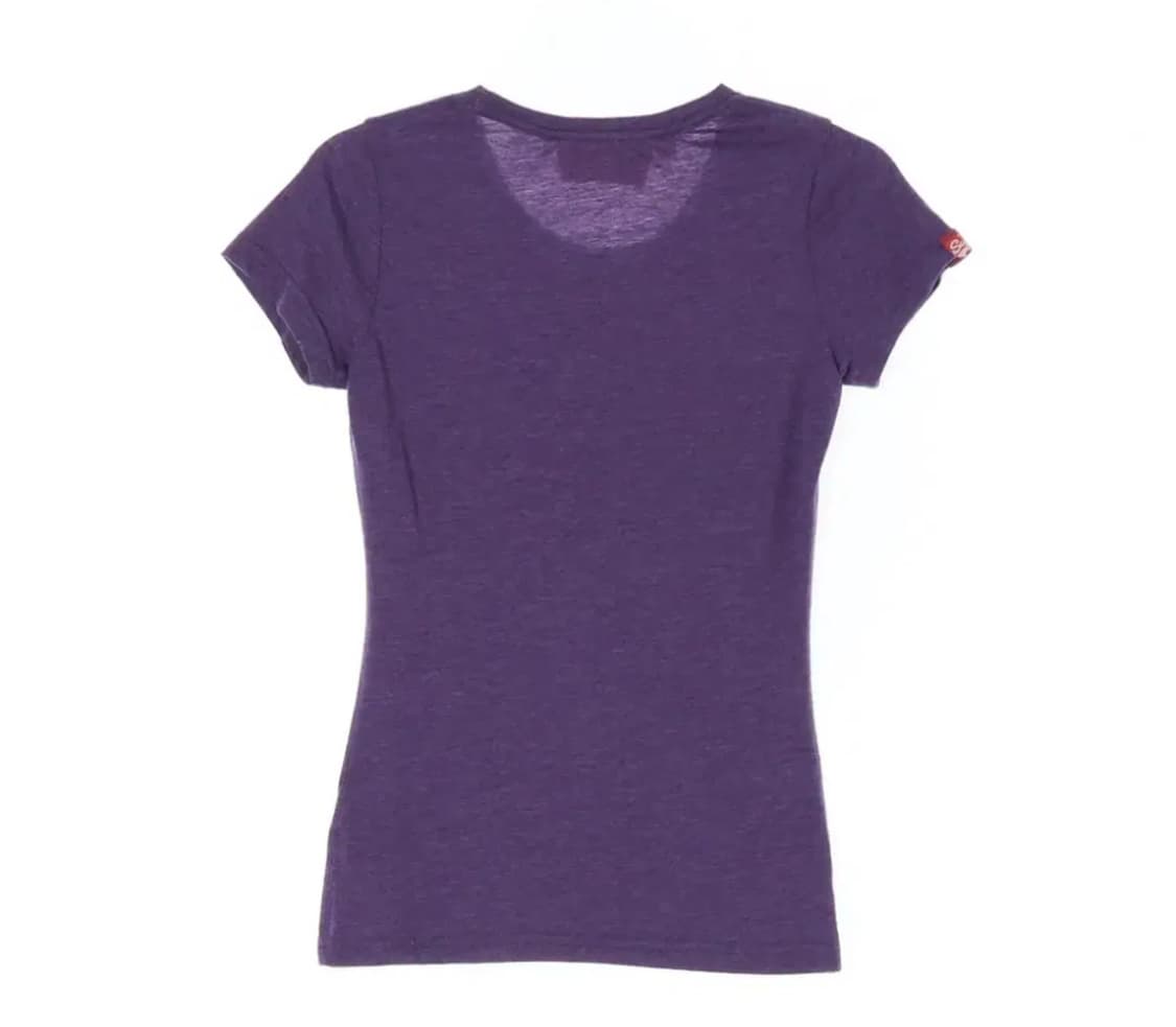 y2k 슈퍼드라이 퍼플 반팔티 상품이미지2