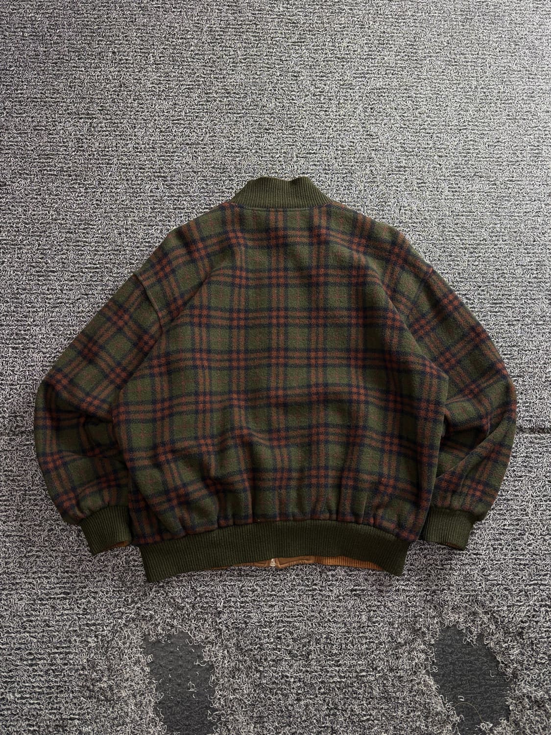 빈티지 아카이브 리버서블 체크 블루종 봄버 자켓 3475 상품이미지4