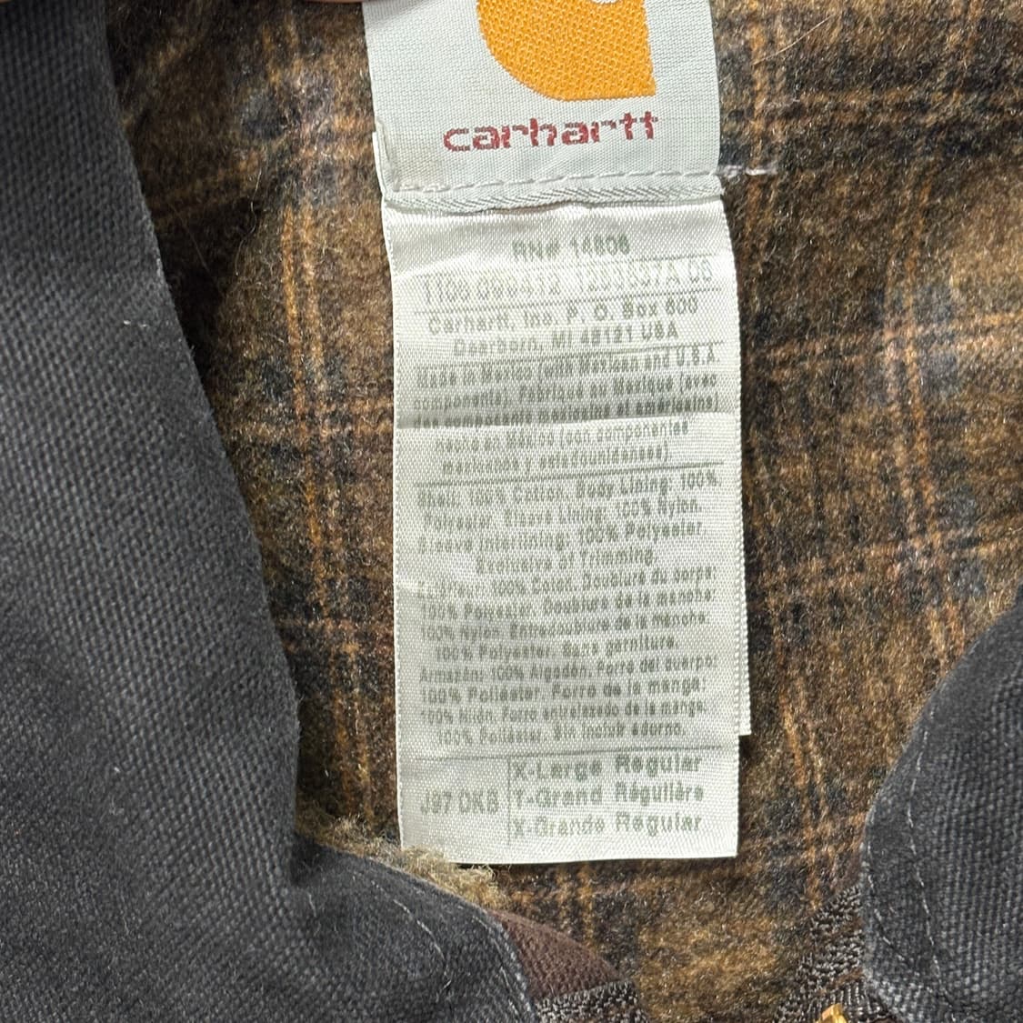00s 칼하트 J97 DKB 디트로이트 자켓 상품이미지7