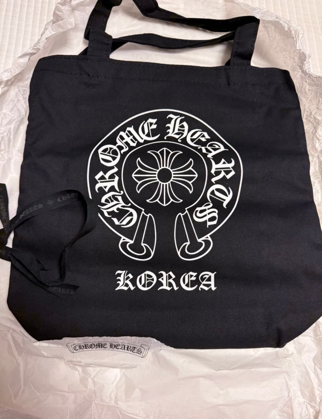 (이체시 90)크롬하츠 블랙 토트백 새상품 상품이미지1