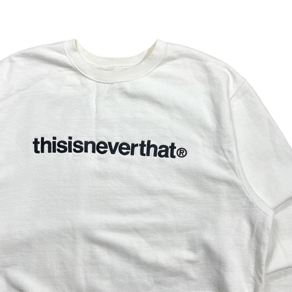 디스이즈네버댓 화이트컬러 맨투맨 상품이미지2