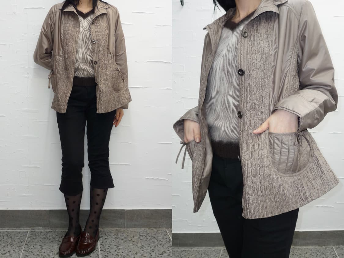 Wrinkle ribbon pocket jumper 상품이미지1