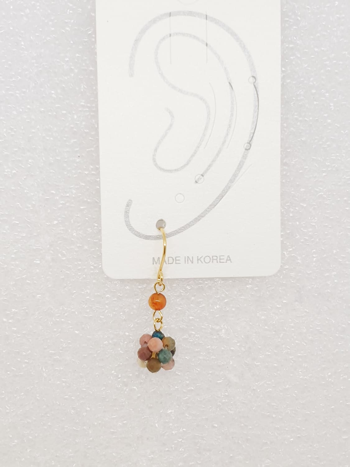 아라산아게이트 볼 펜던트 귀걸이 상품이미지2