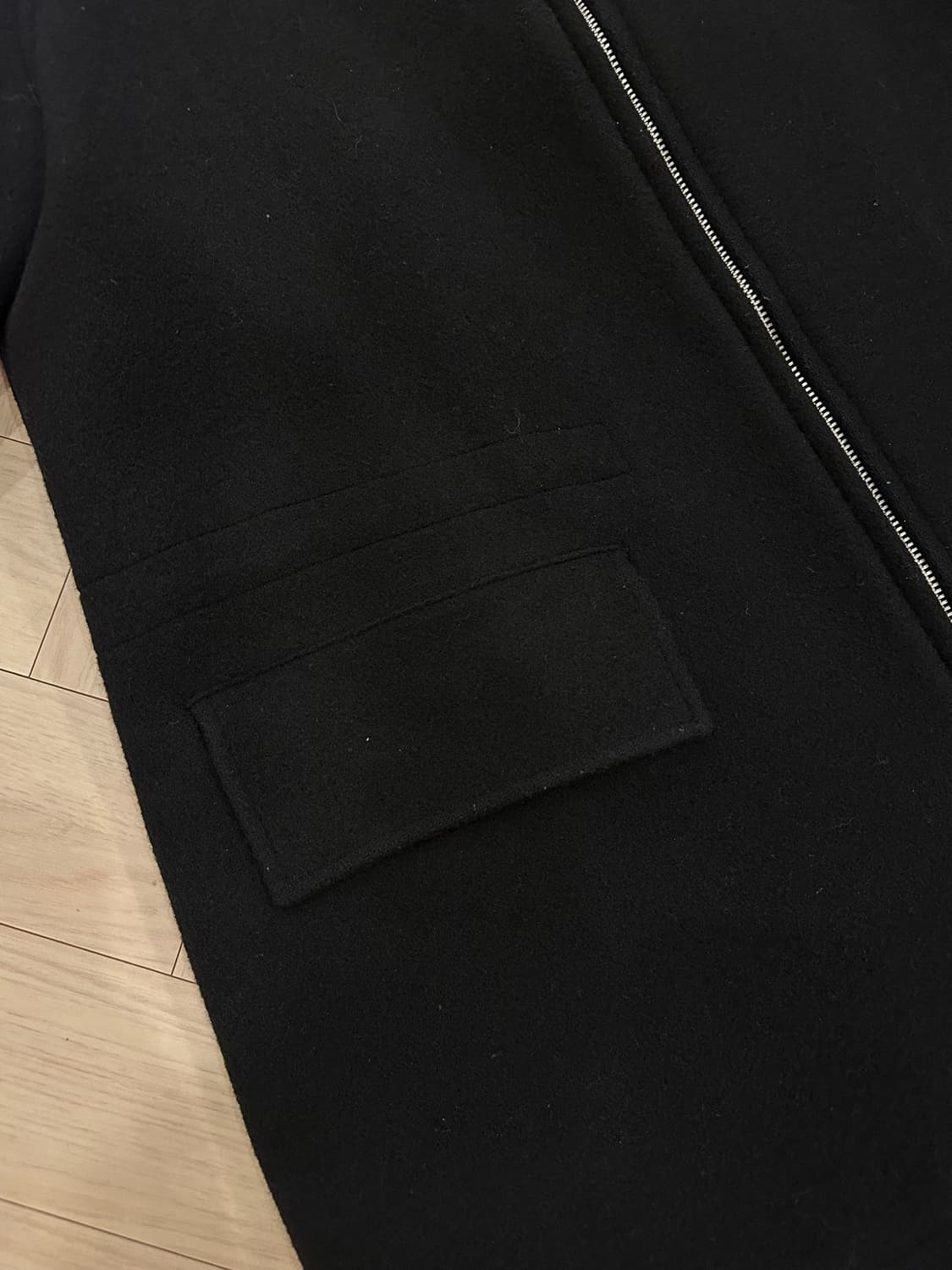 Y's for men 와이즈 지퍼 디테일 코트 상품이미지5