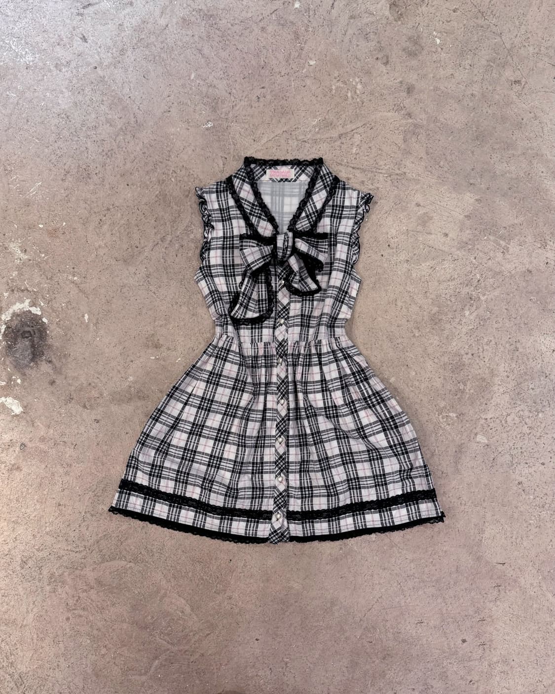 TRALALA 체크 원피스 상품이미지1