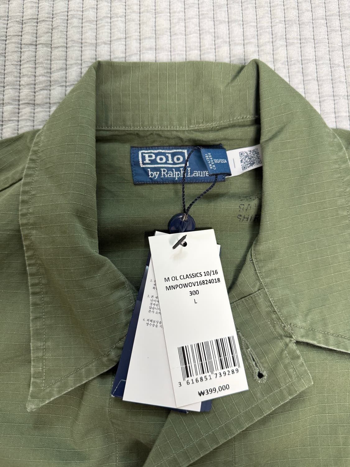 폴로/립스탑 퍼티그 자켓/ L(100-105) 상품이미지3