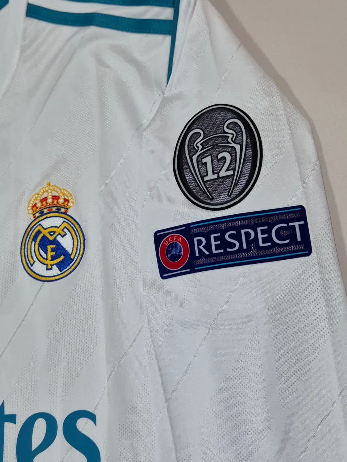 17-18 레알마드리드 가레스 베일 긴팔유니폼 L 상품이미지5