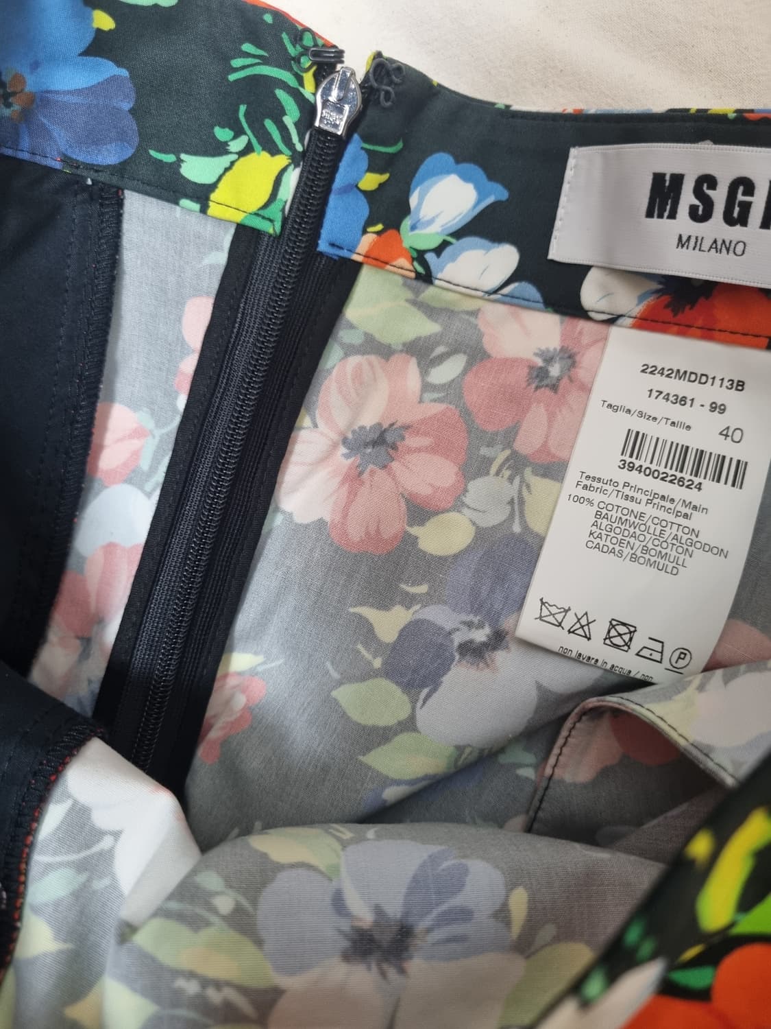 MSGM 플로럴 스커트 상품이미지5