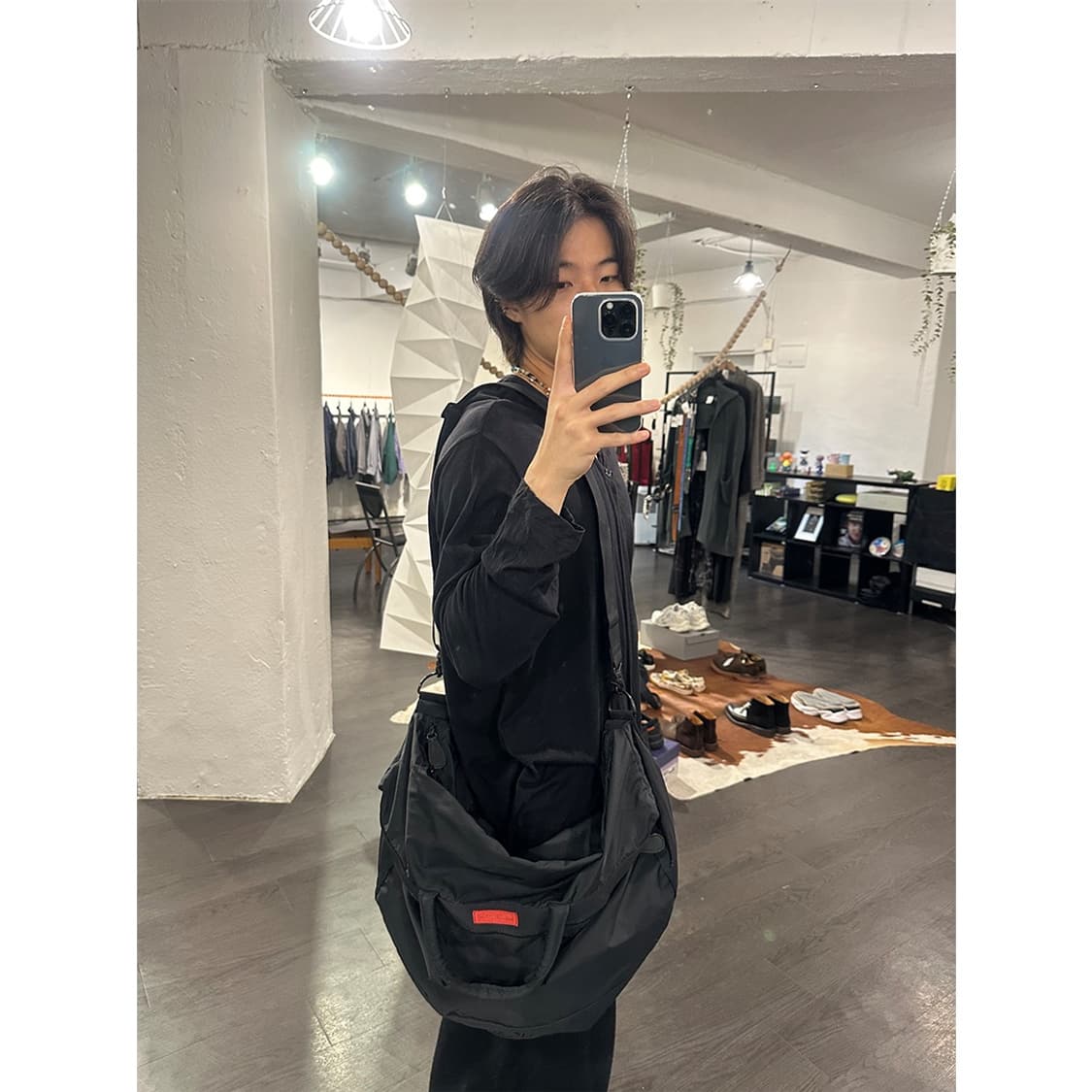 요지야마모토 오버사이즈 더플백 상품이미지5