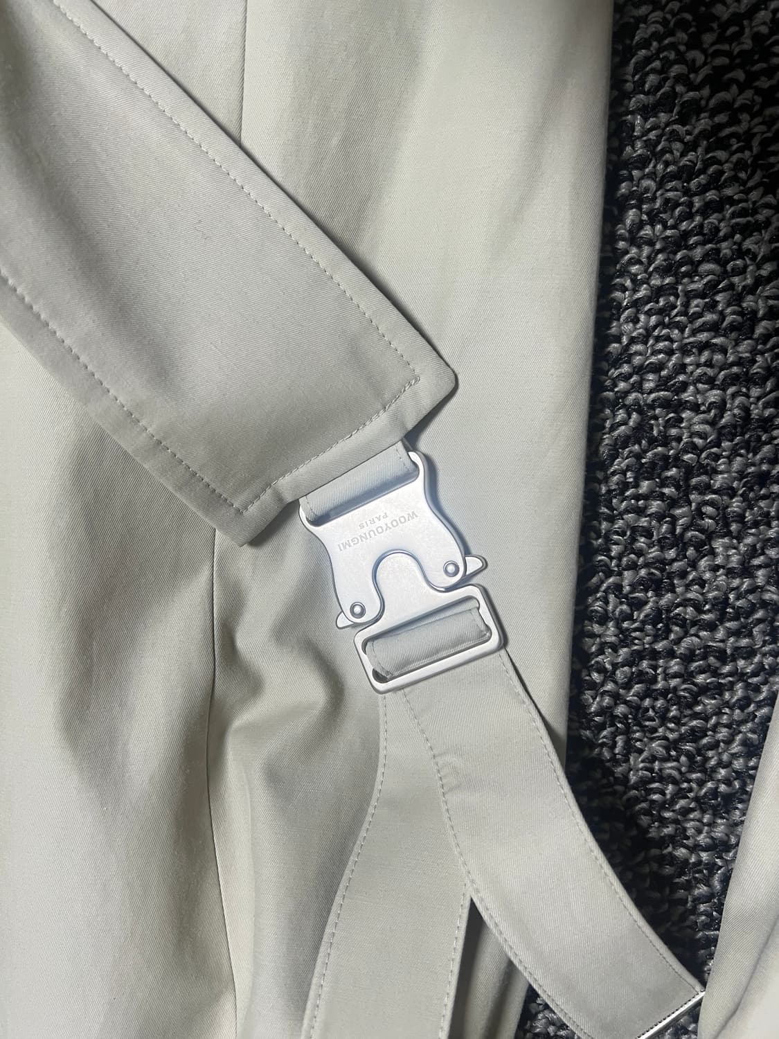 우영미 더블 커프스 버클 트렌치 코트 48 사이즈 상품이미지3