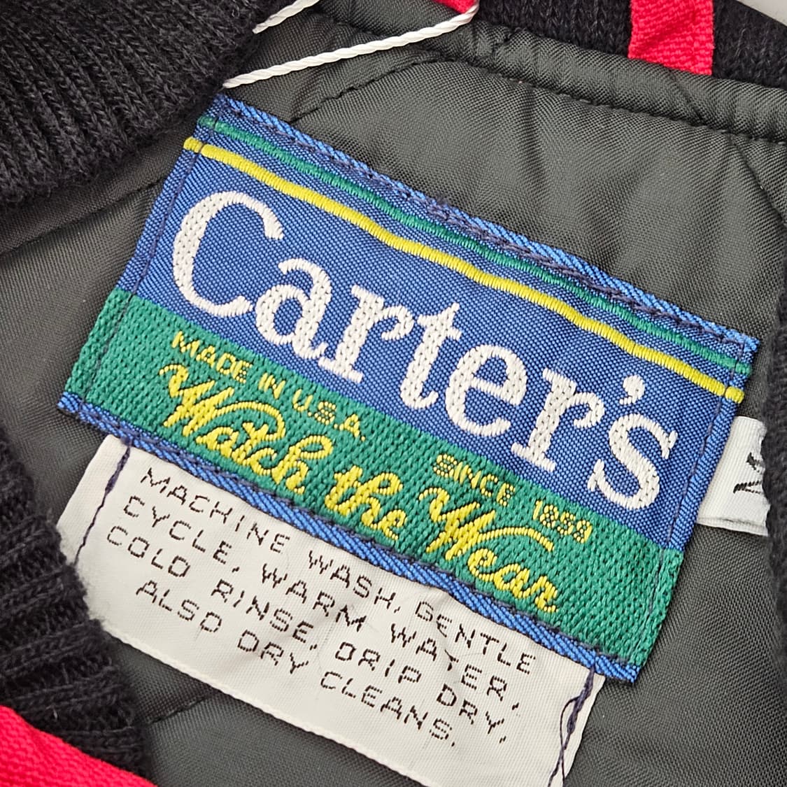 90's carter's 카터스 캔바스 워크베스트 워크조끼 M 미국산 상품이미지10