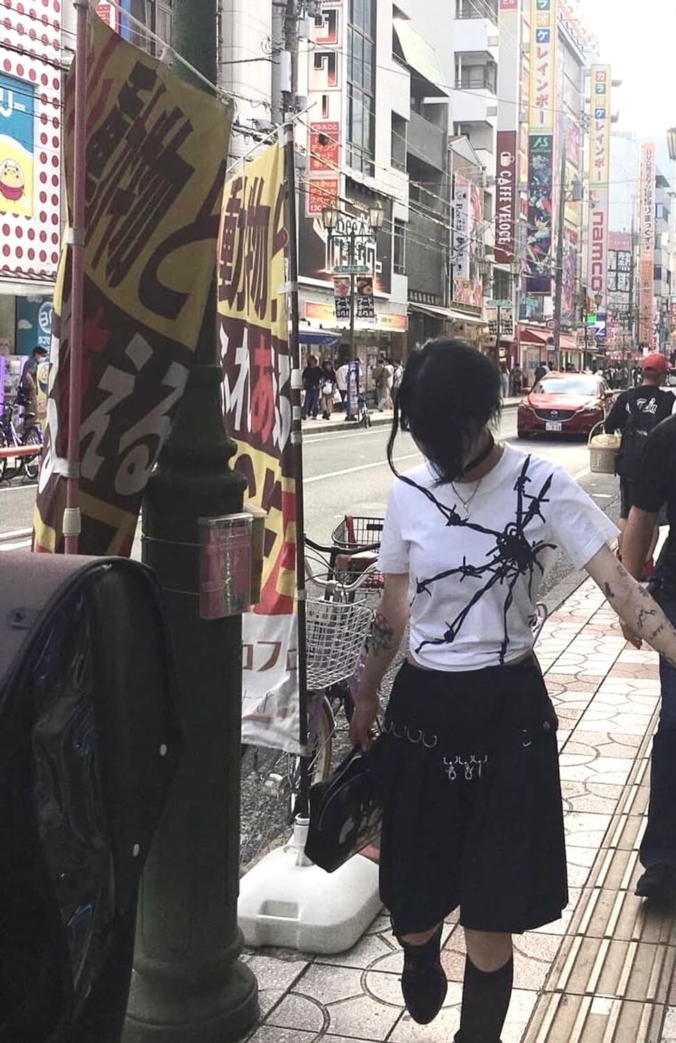 준야 와타나베 맨 x 꼼데가르송 나일론 링 플리츠 스커트 상품이미지3