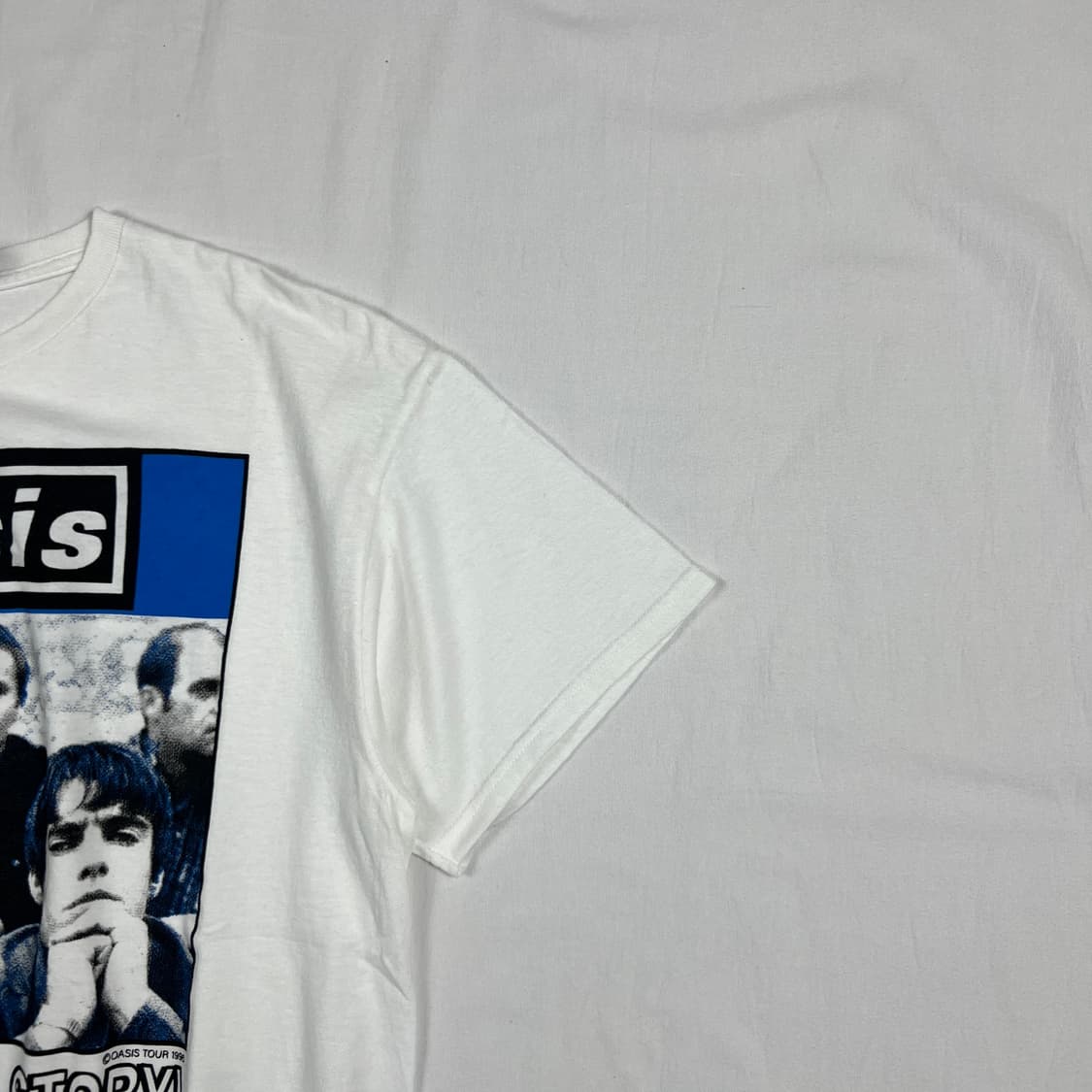 00‘s 오아시스 oasis 밴드 프린트 반팔티 상품이미지3