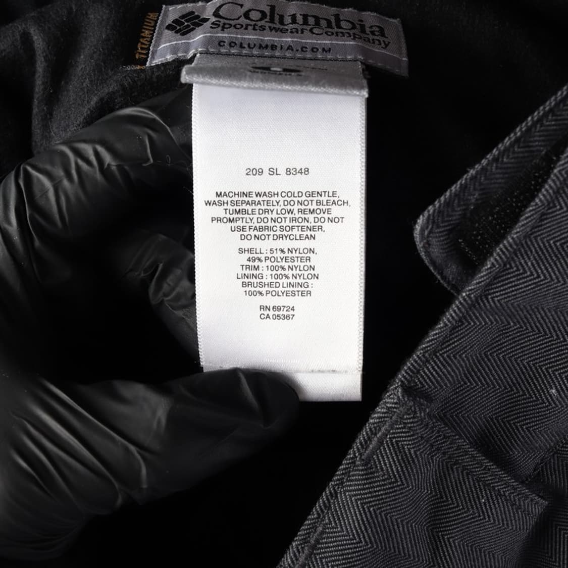 컬럼비아 티타늄 테크 스노우 보드 팬츠 블랙 S 상품이미지7