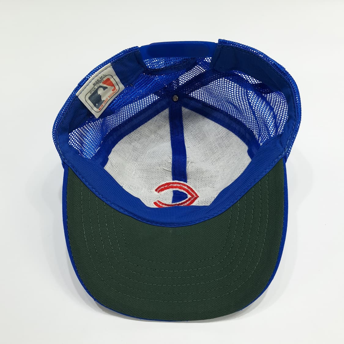 빈티지 90s MLB 시카고 컵스 메쉬 트러커캡 P1898 상품이미지6