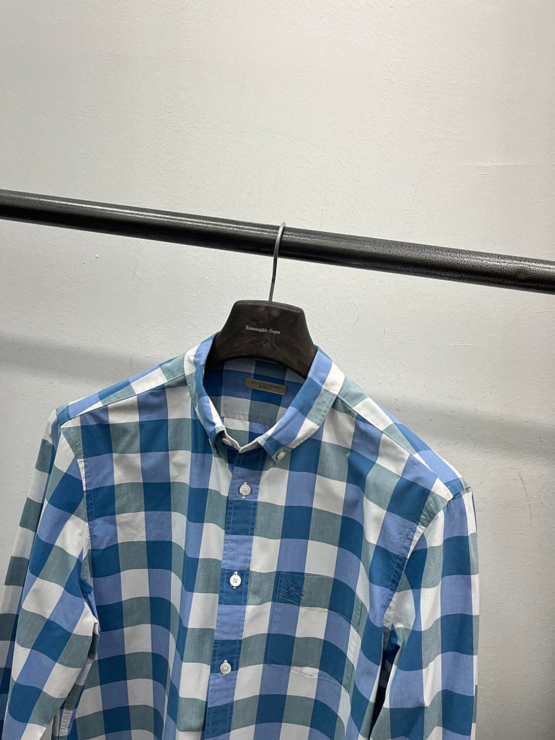 105) 버버리 라이트블루 셔츠  상품이미지3