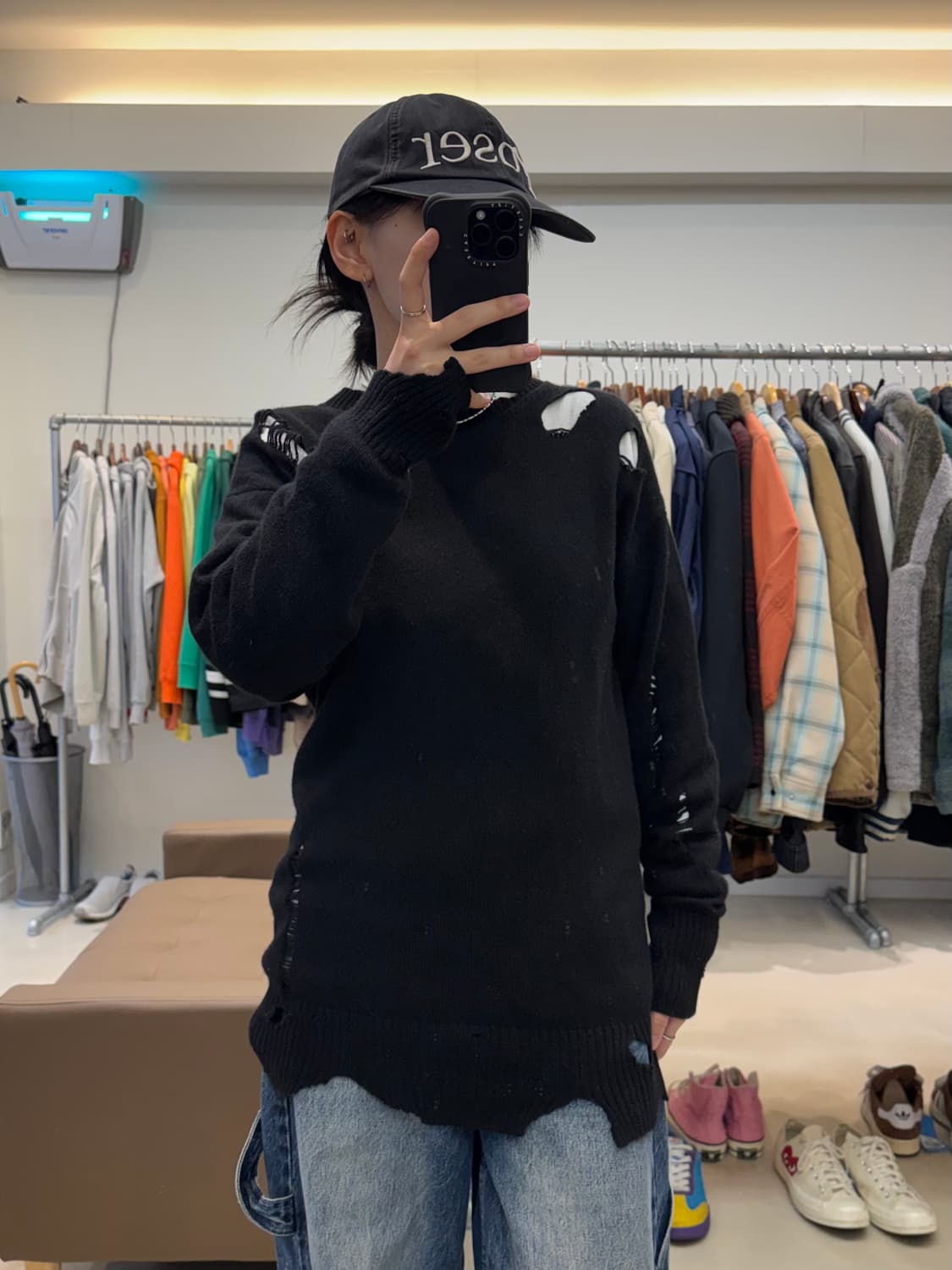 디젤 디스트로이드 니트 상품이미지6