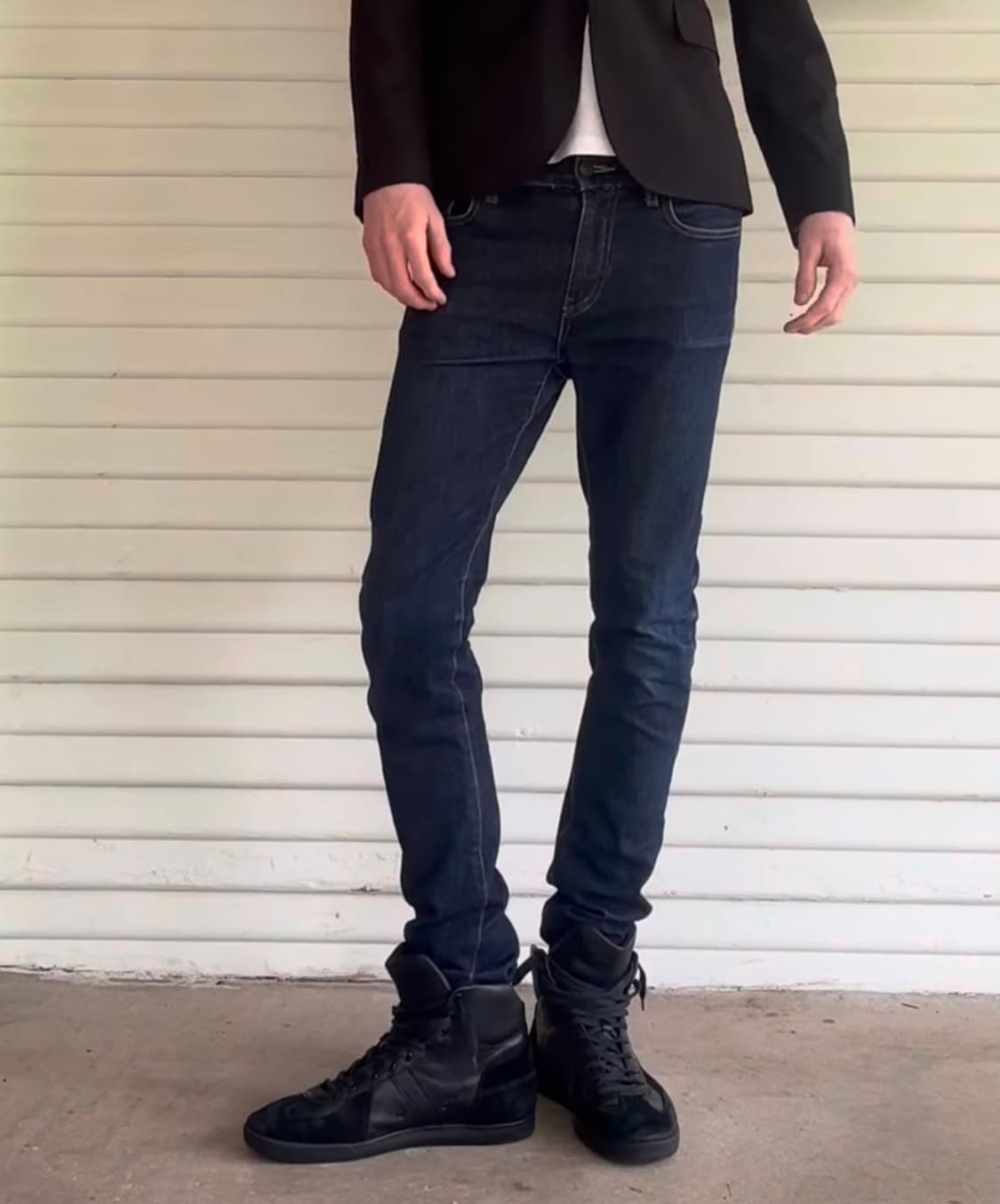 Dior homme 04 아카이브 독일군 하이탑 블랙 상품이미지3