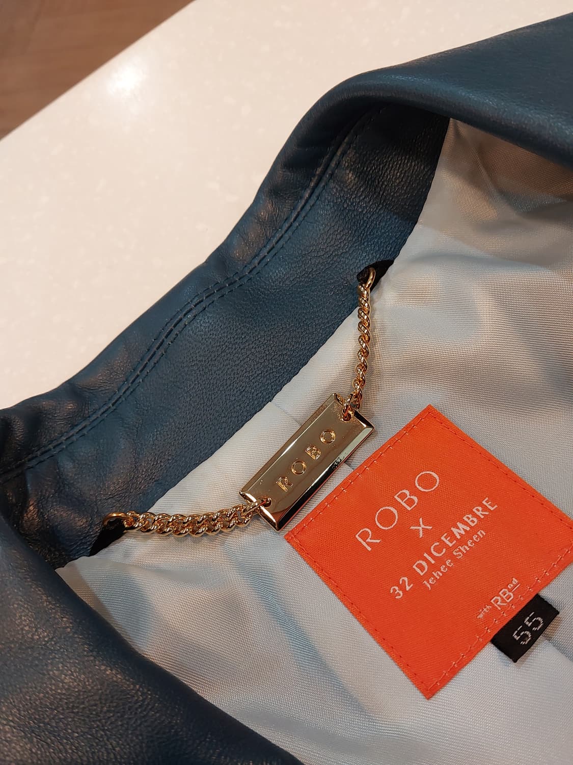 ROBO X 32DICEMBRE 양가죽 라이더자켓 55사이즈  상품이미지2