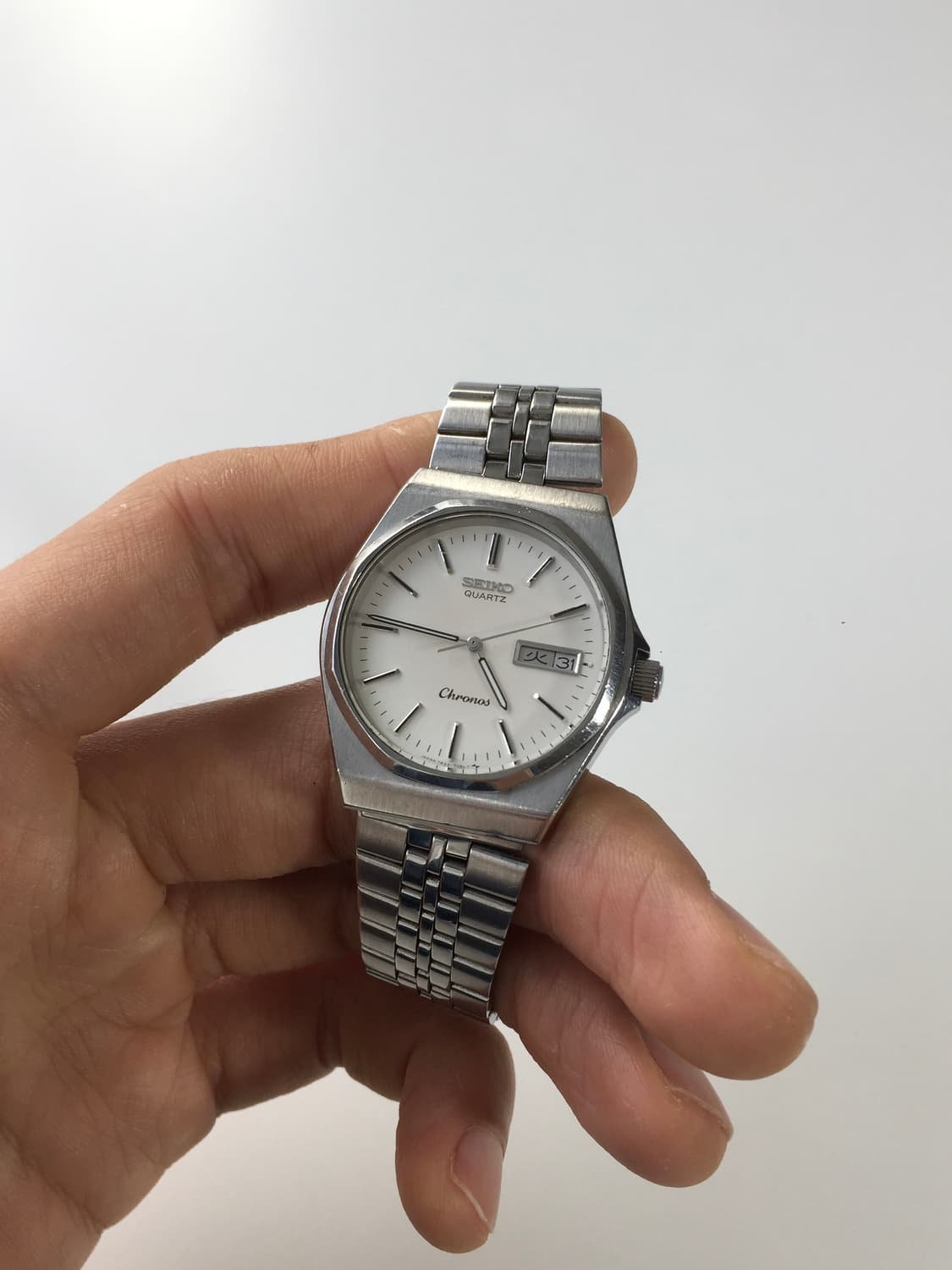 80s seiko chronos day-date quartz 상품이미지1