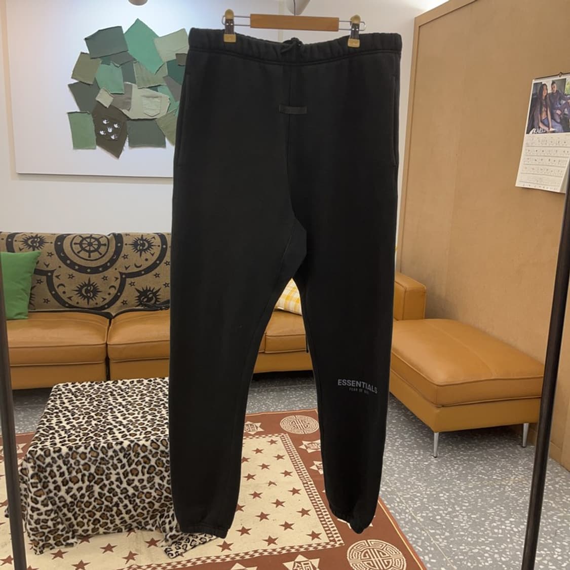 피어 오브 갓 에센셜 빈티지 캐주얼 조거 기모 스웻팬츠 M C09076 상품이미지3