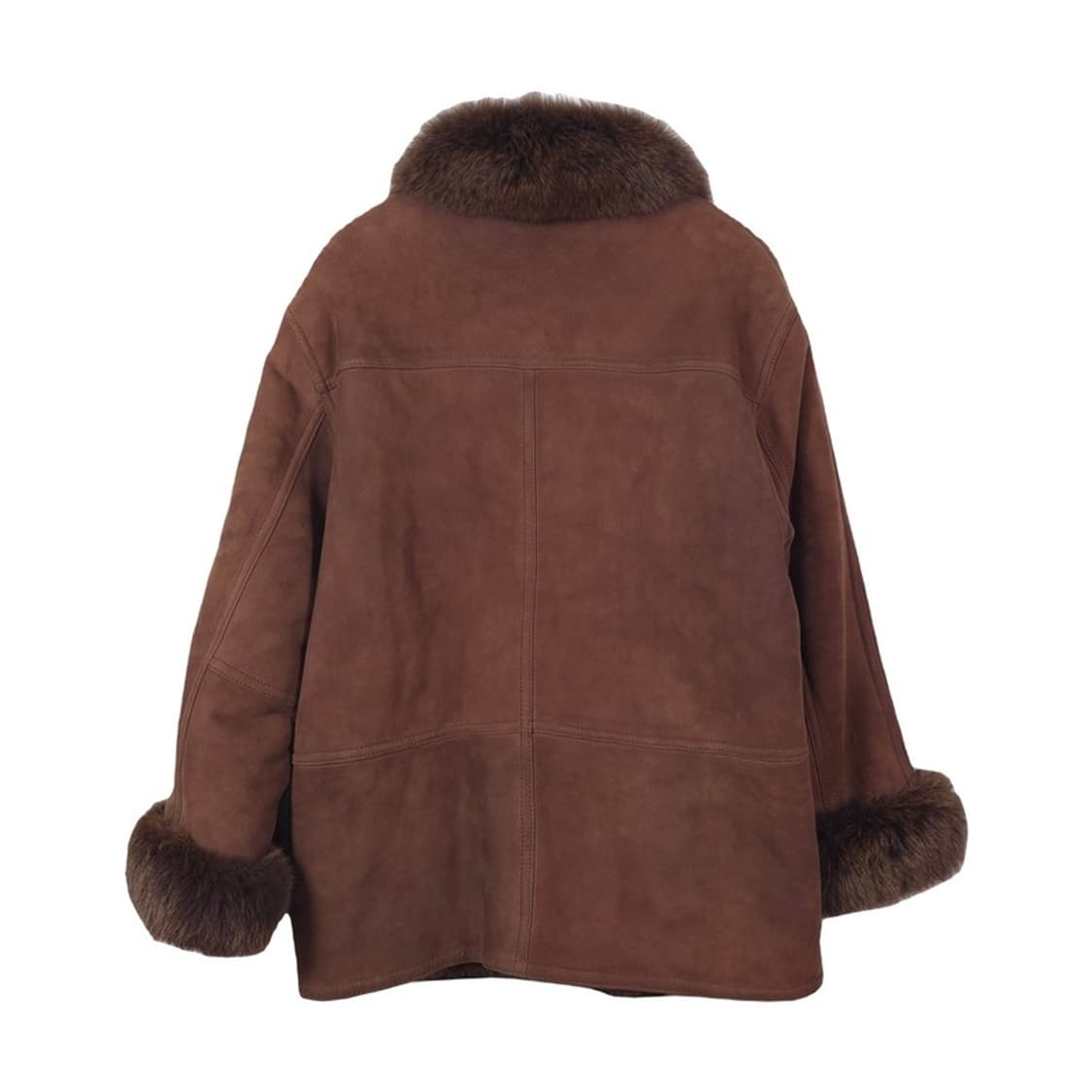 casey park 리얼 폭스 퍼 양가죽 무스탕 상품이미지2