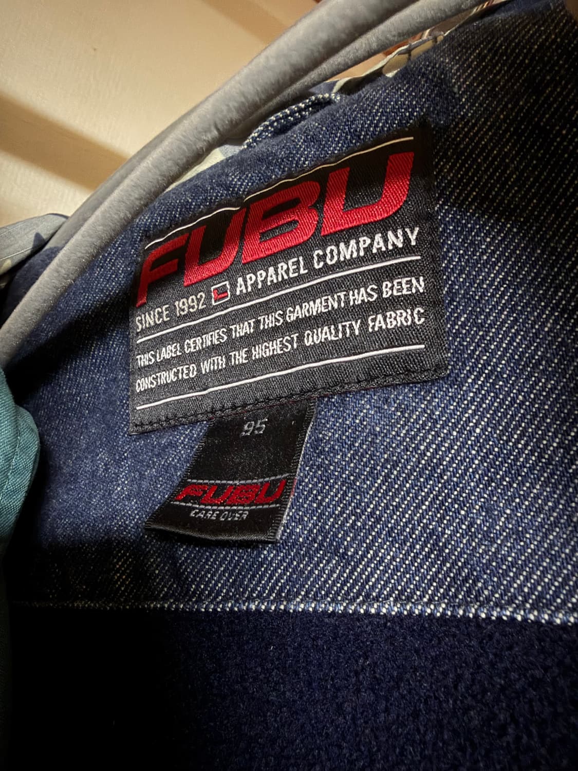 빈티지 FUBU 데님 자켓 상품이미지3