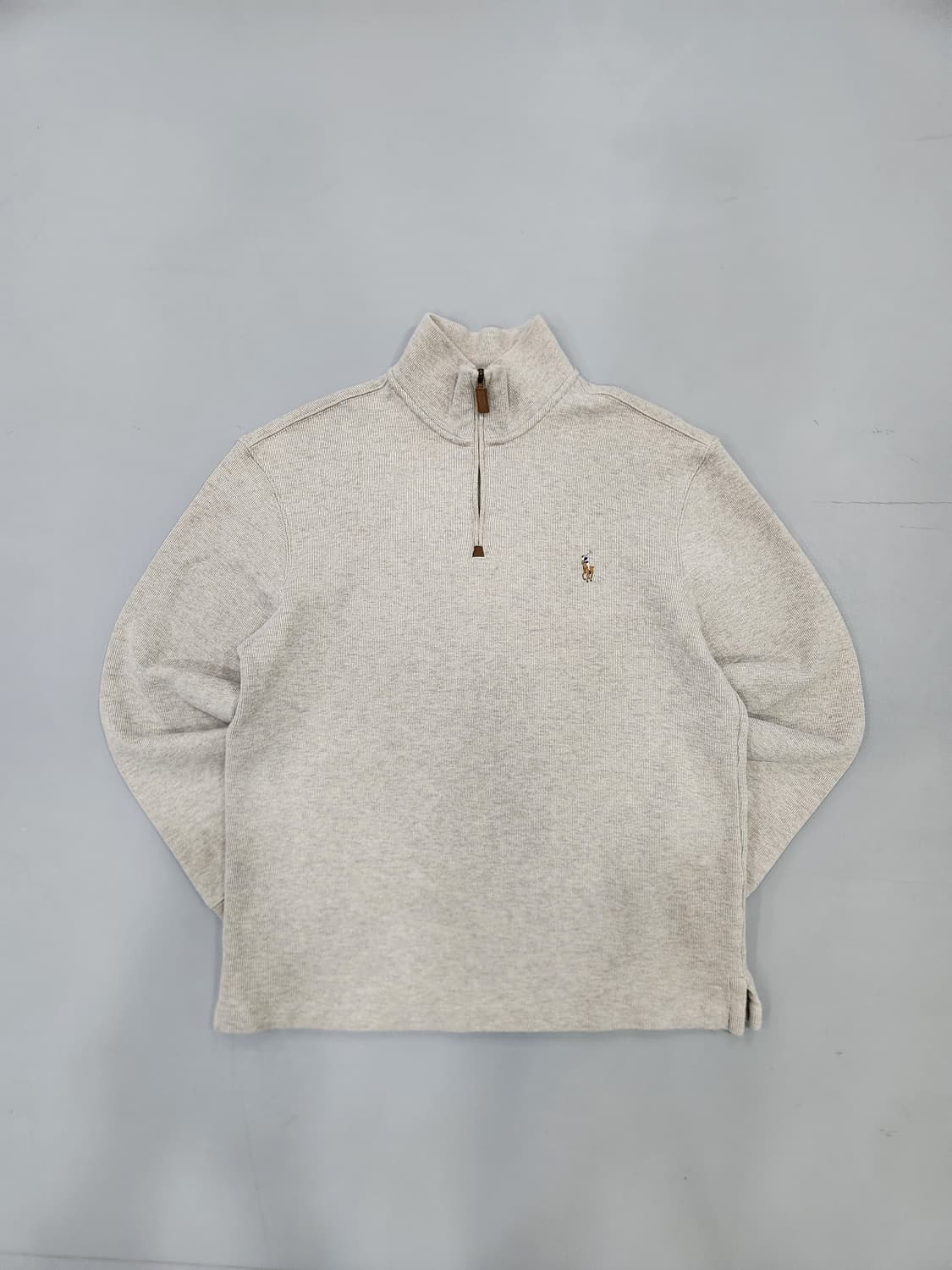 폴로 랄프로렌 하프집업 스웻셔츠 베이지 M 상품이미지2