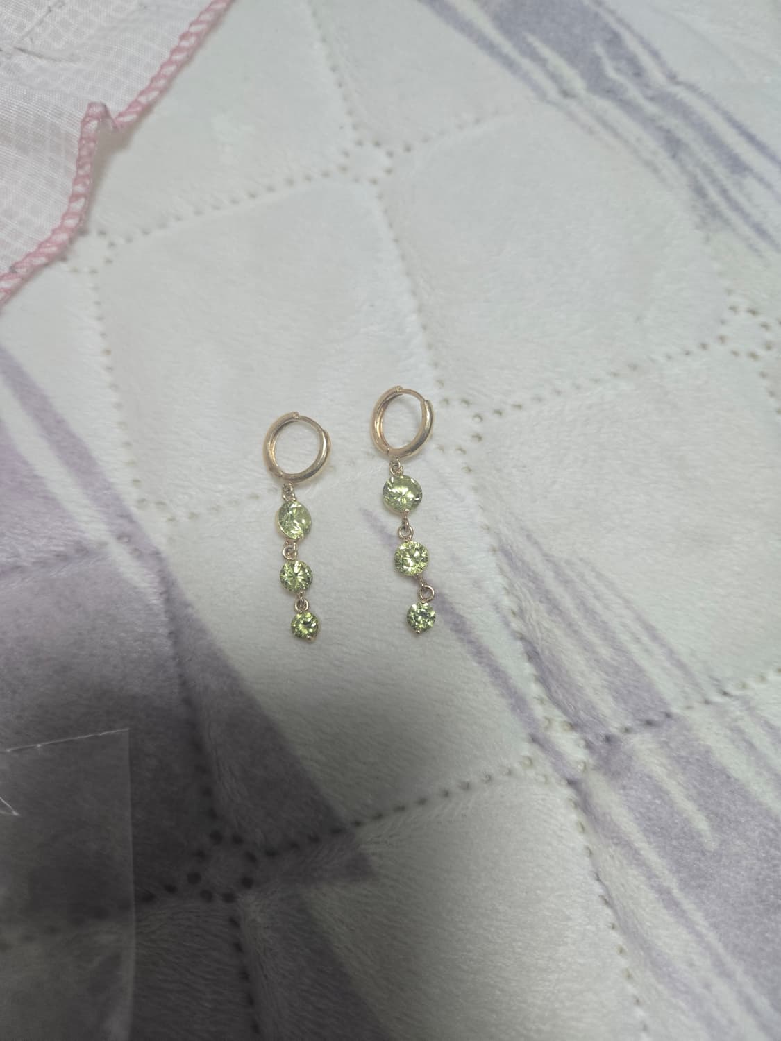 14k 옐로우골드 페리도리 귀걸이 한쌍  상품이미지5