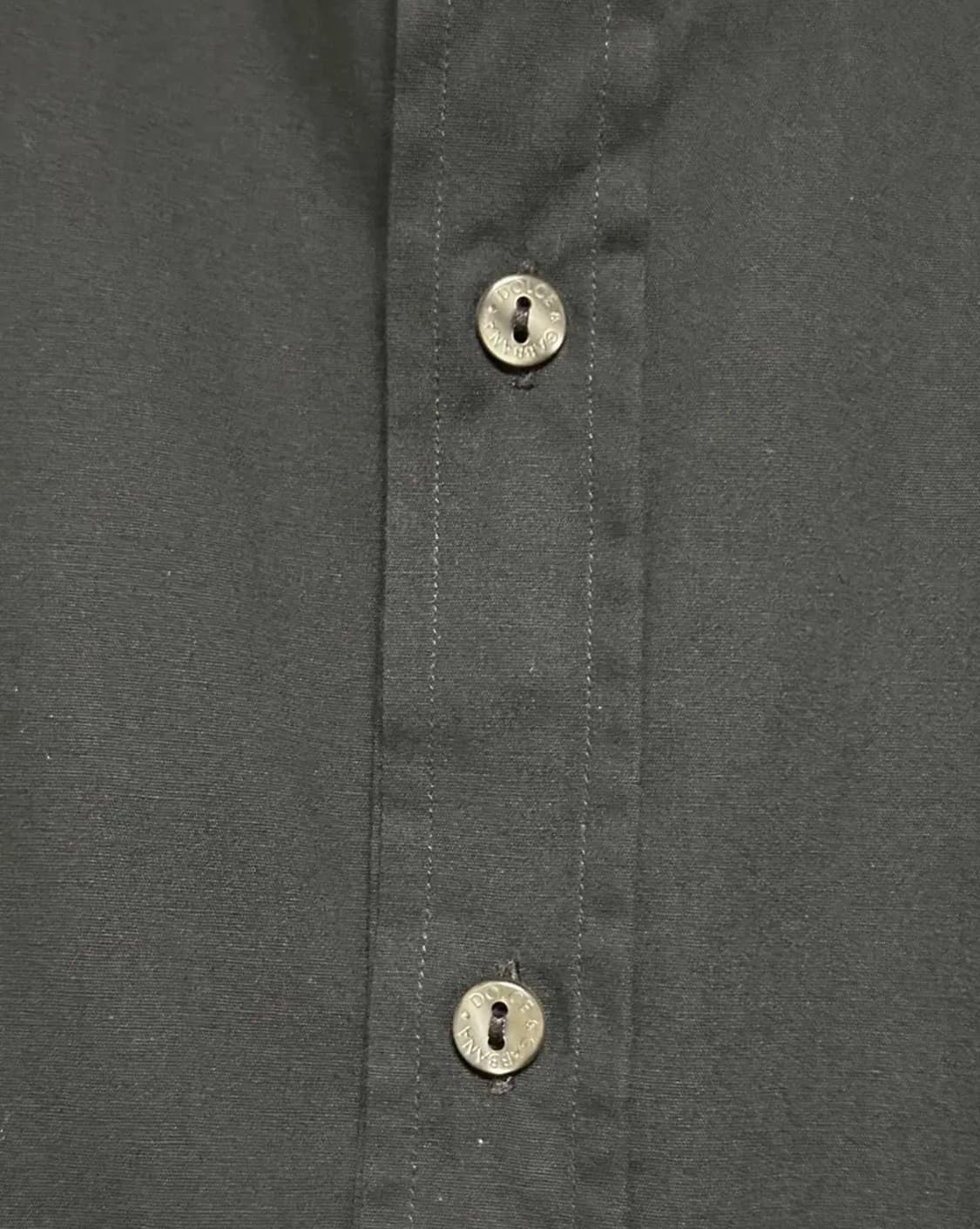 돌체앤가바나 골드라인 셔츠 블랙 상품이미지2