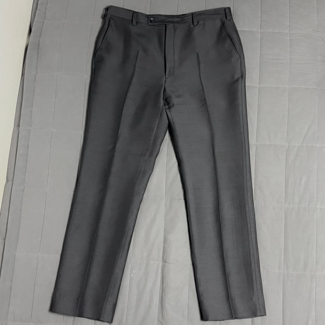 LEMETEQUE 르메테크 블랙 울 실크 더블 슈트 셋업 105 사이즈 상품이미지5