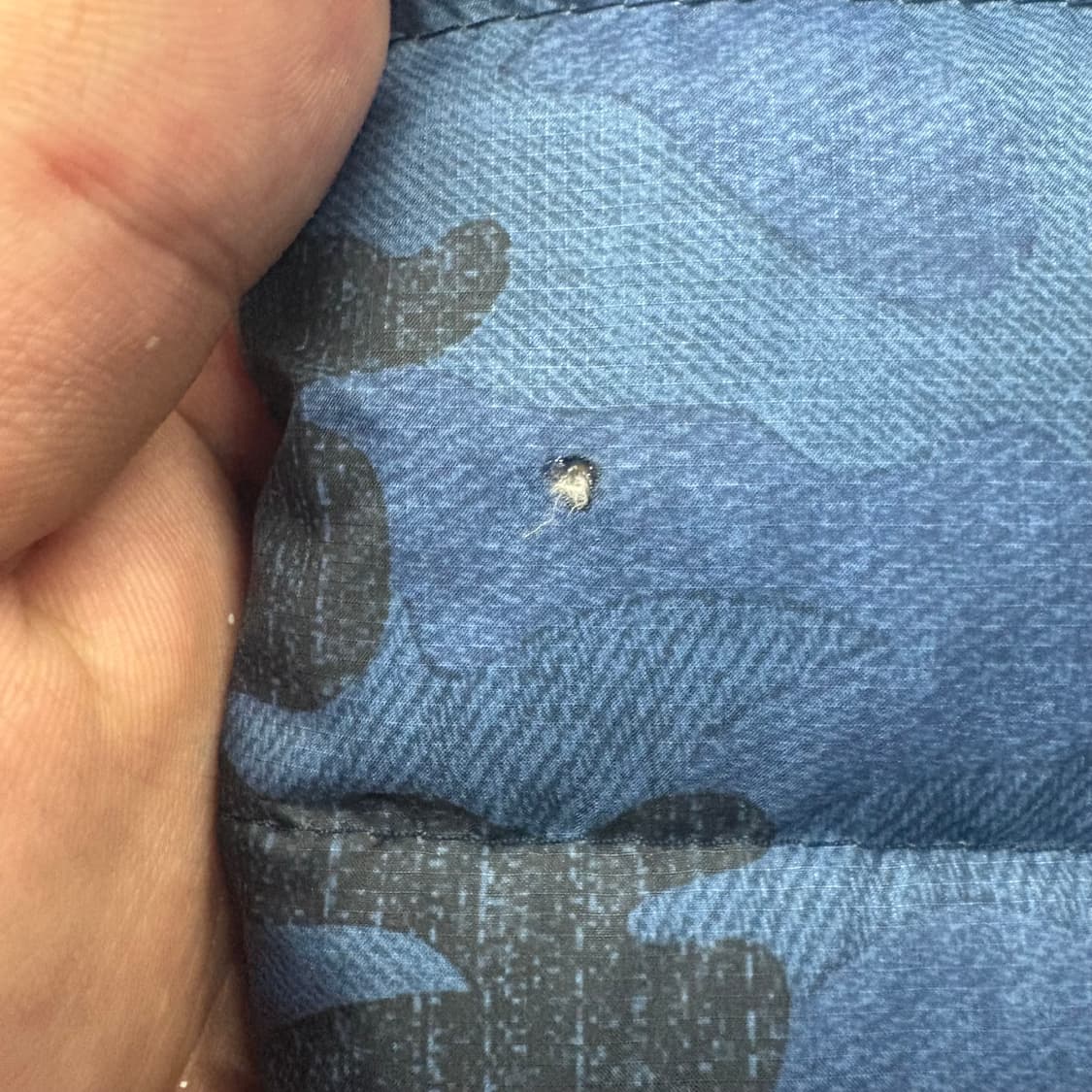 (95)컬럼비아 블루 카모 패딩 자켓 상품이미지7