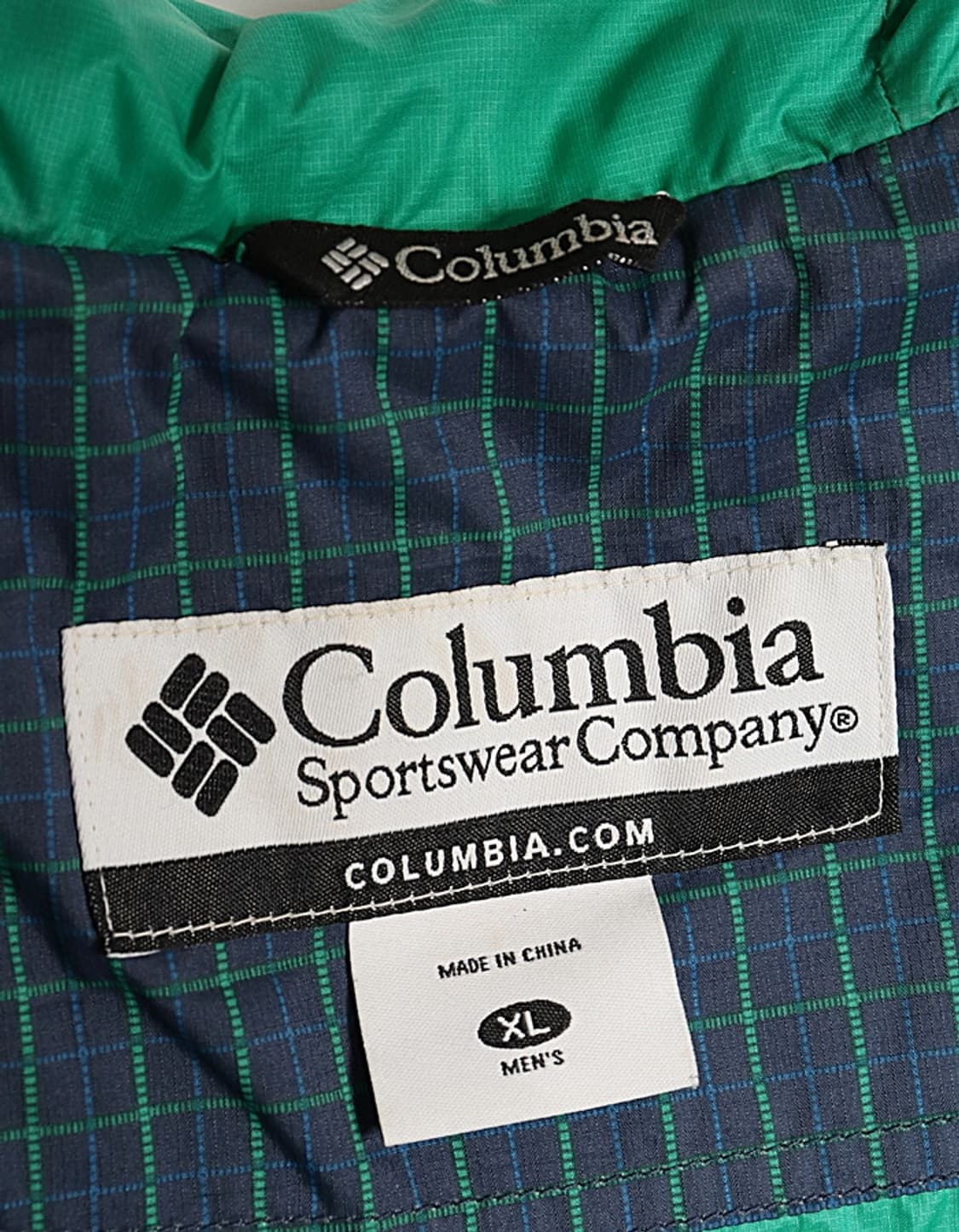 콜럼비아 체크 후드패딩 상품이미지6