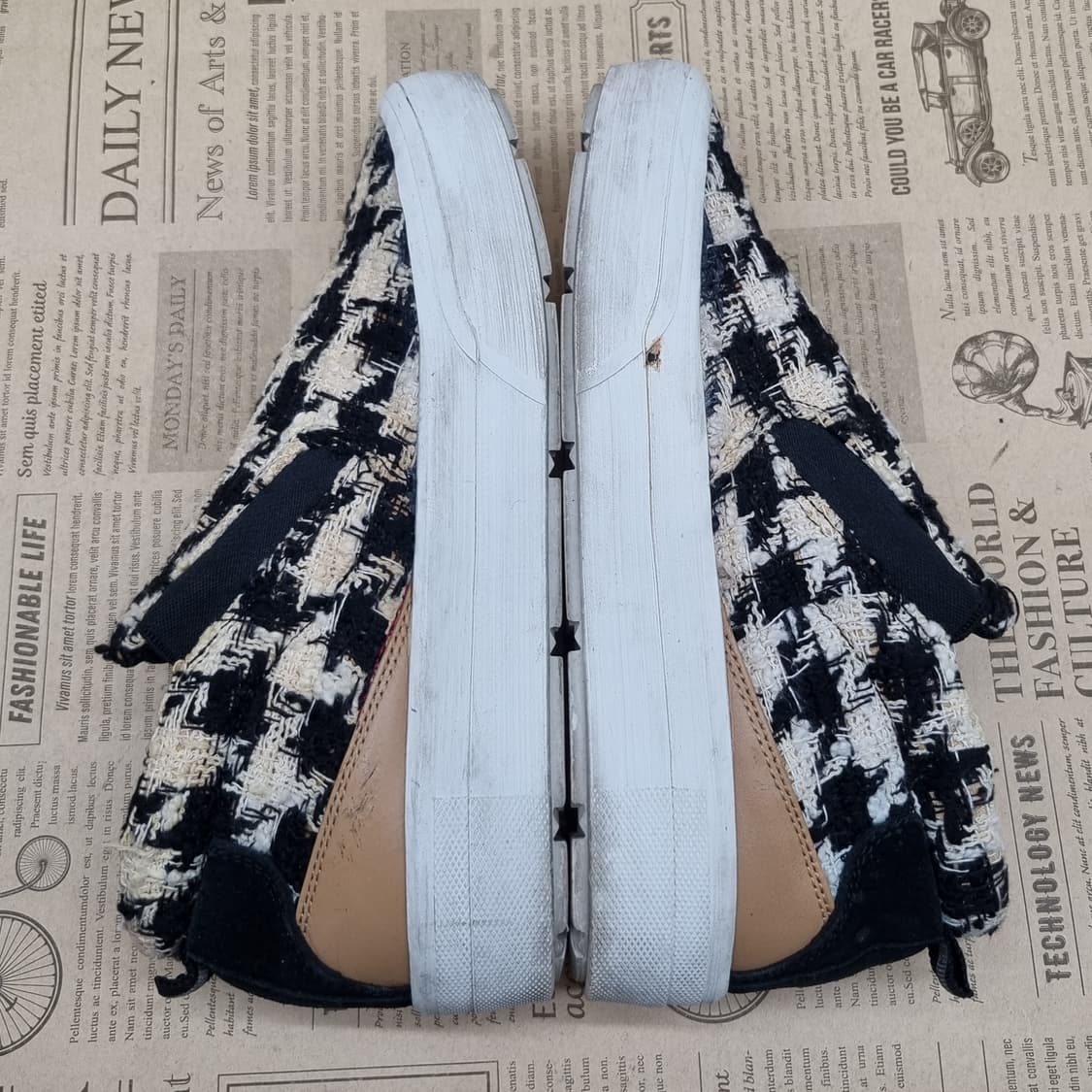 msgm 트위드 여성슬립온230 상품이미지5