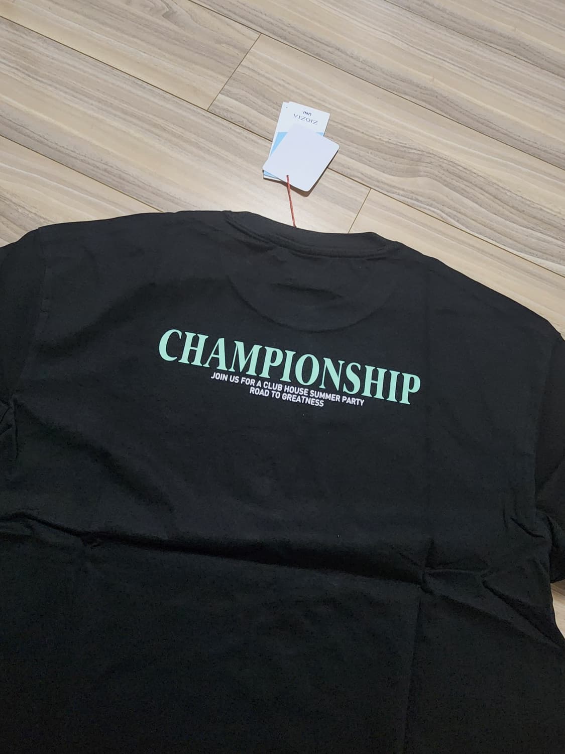 지오지아반팔티셔츠105사이즈블랙 상품이미지7