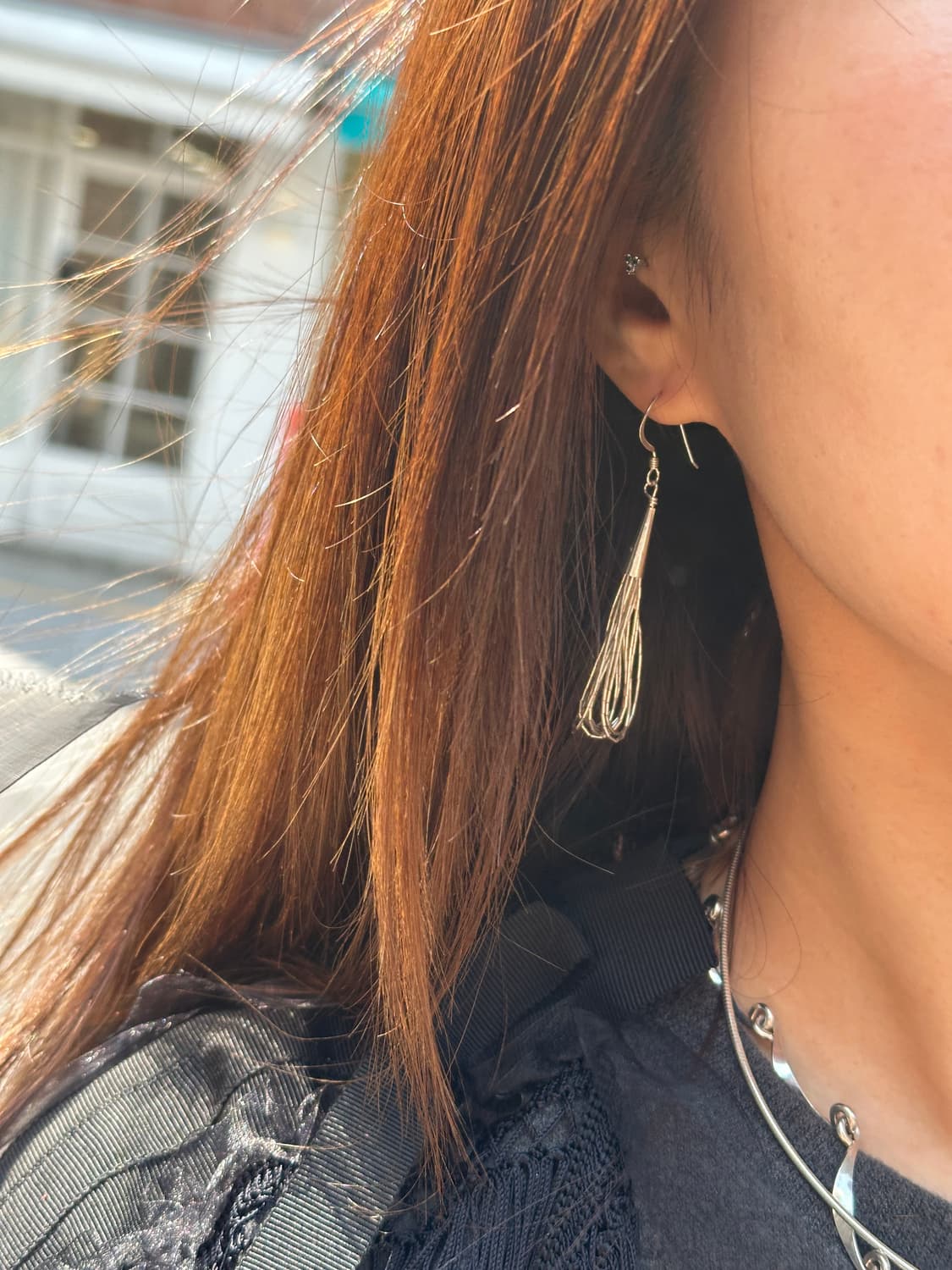 Liquid Multi-Strand Tassel Drop 925Silve 상품이미지7