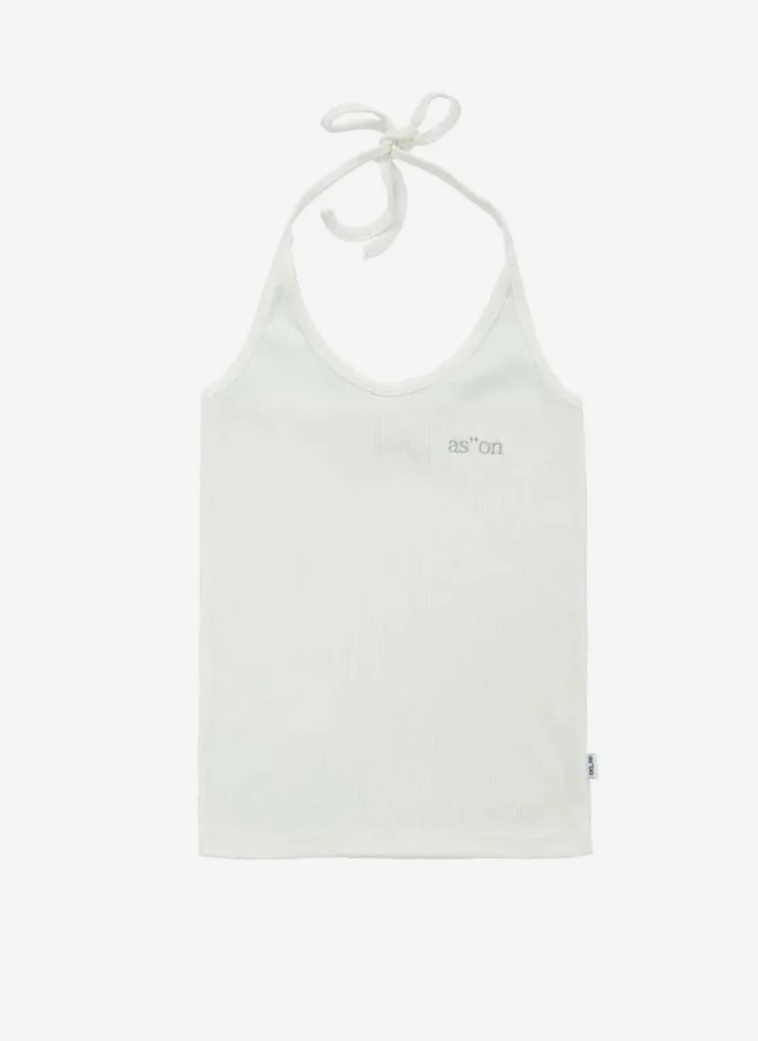 애즈온 HATTIE HALTER NECK SLEEVELESS WHITE 상품이미지1