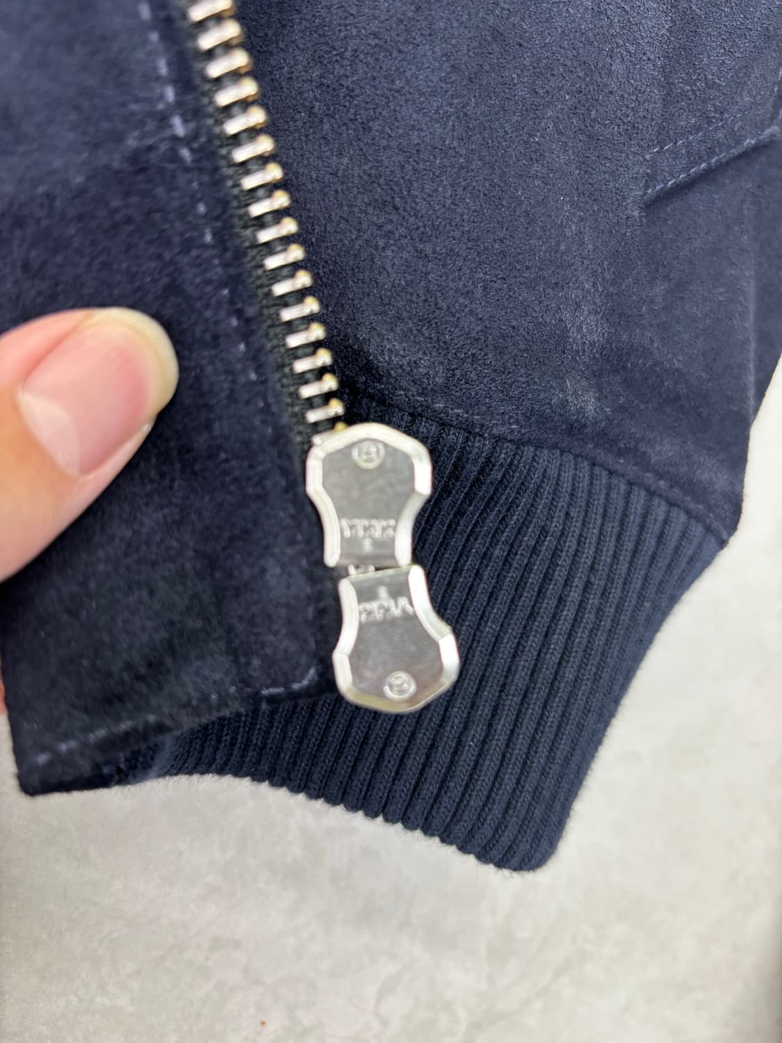 아미 스웨이드 블루종 자켓 네이비 상품이미지4