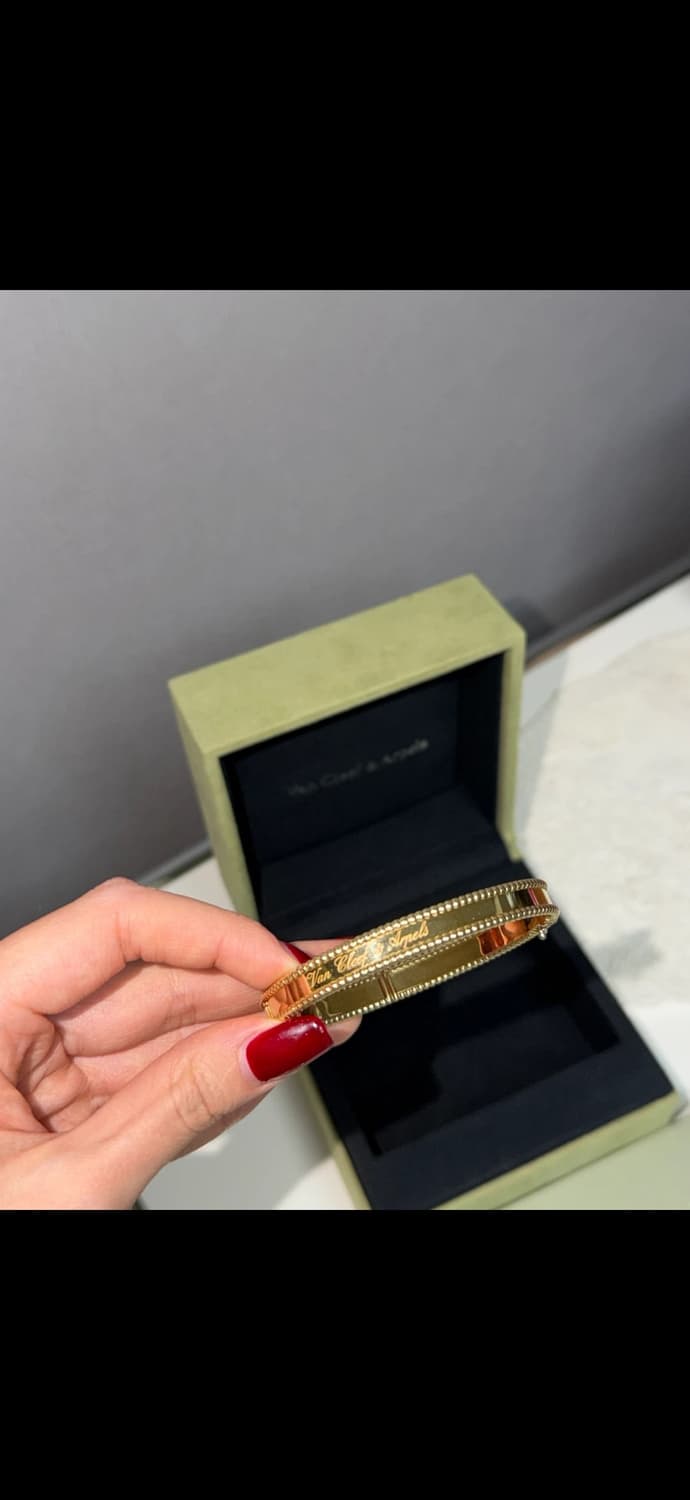 반클리프앤아펠 빼를리 골드 L 18사이즈 상품이미지4